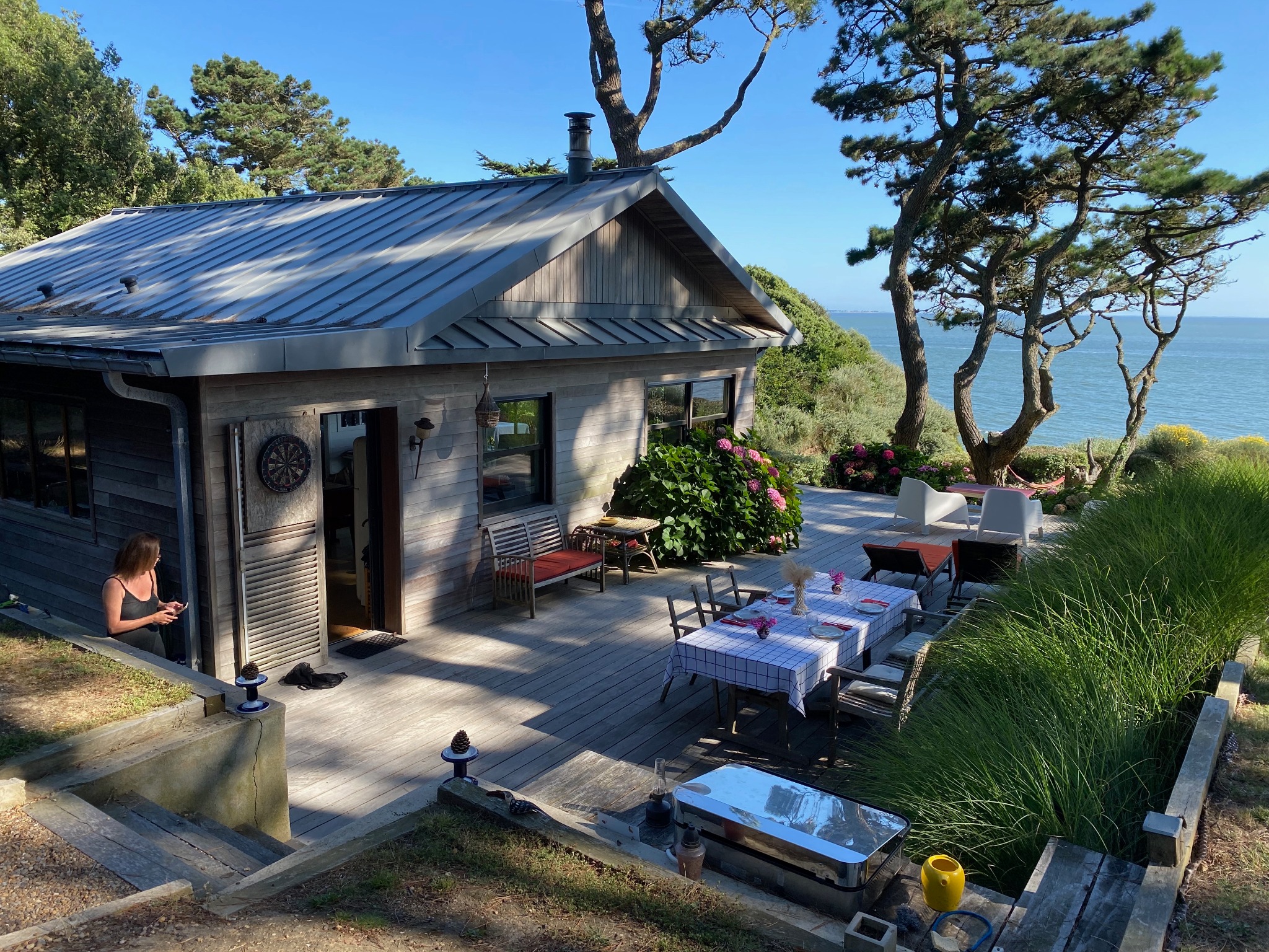 La Cana sous les pins, vue de la terrasse